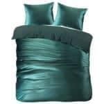 Papillon Uni Velvet Dekbedovertrek - Tweepersoons - 200x200/220 cm - Groen