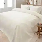 Doomtextiel  Bedsprei - Sprei  260 X 250 cm + 2 Kussenslopen 60x70 cm - Crème - Luxe Kwaliteit -