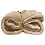 Unique living Plaid Honey Geel 150 x 200 cm - Fleece Deken