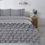 Dreamhouse Cyprus Dekbedovertrek Grijs Tweepersoons 200X200/220 cm