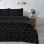 Dreamhouse Cyprus Dekbedovertrek Zwart Eenpersoons 140X200/220 cm