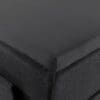 Droomtextiel Topper Hoeslaken Dubbel Jersey Antraciet - 200x220 cm - 100% Zacht Katoen