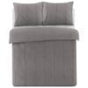 Papillon Canberra - Dekbedovertrek - Lits-Jumeaux - 240x200/220 cm - Grijs - Percale Katoen