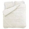 Droomtextiel Teddy Dekbedovertrek Beige - 240x200/220 cm - Katoen